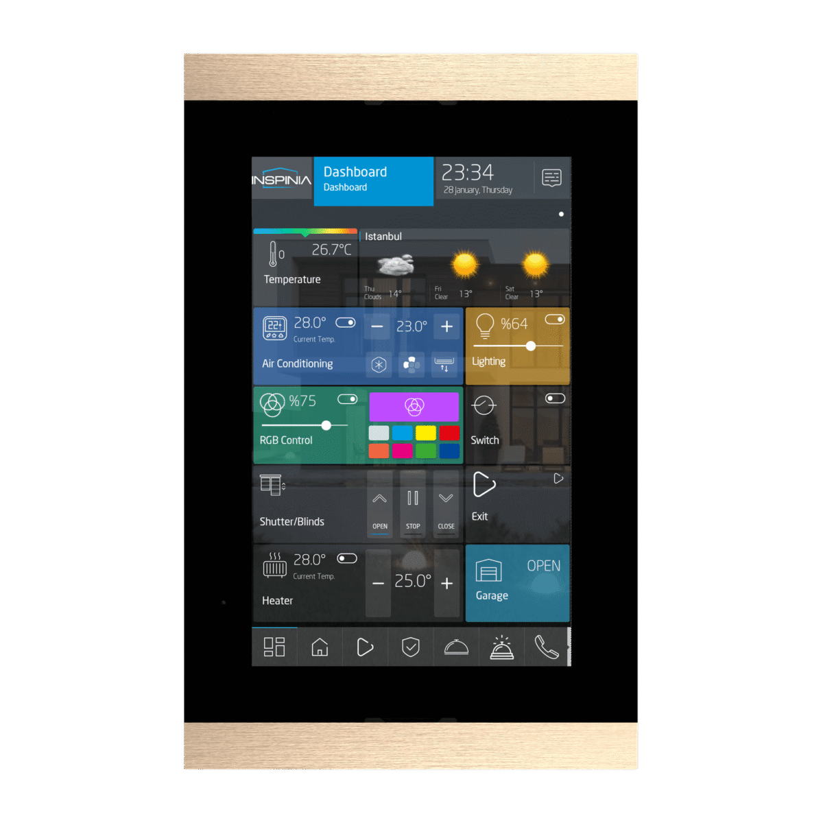 تاچ پنل آستروم 10 اینچ مدلINSPINIA سری Slim - Image 2