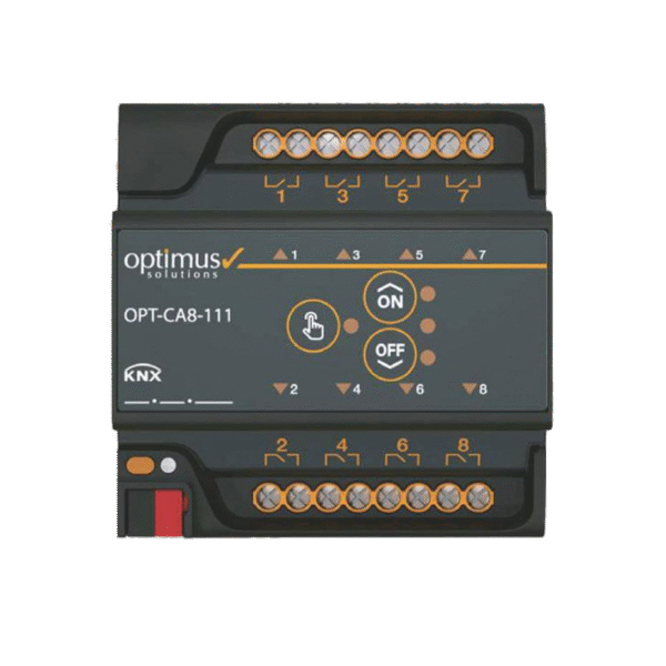 رله هوشمند مولتی کنترل 8 کانال Optimus - (روشنایی–پرده–فن کوئل)