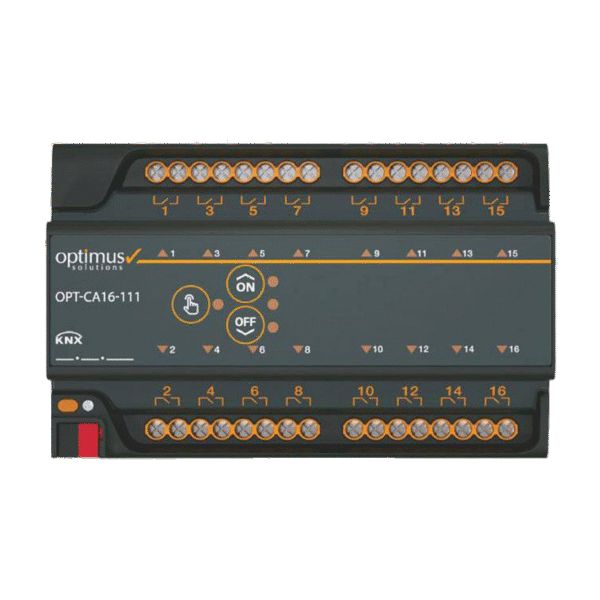 رله هوشمند مولتی کنترل 16 کانال Optimus - (روشنایی–پرده–فن کوئل)