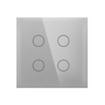 کلید چهار پل لمسی وای فای(مکانیزم+فریم) - Image 2