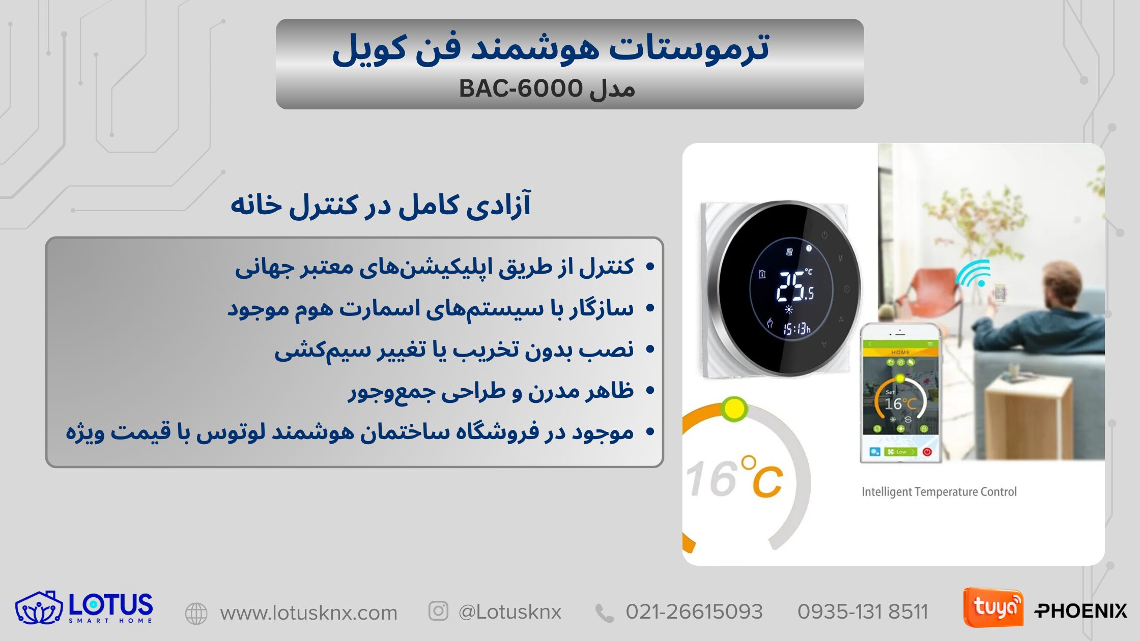 ترموستات BAC‑6000