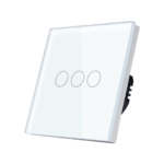 کلید سه پل لمسی زیگبی (مکانیزم+فریم)