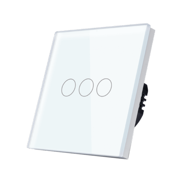 کلید سه پل لمسی وای فای (مکانیزم+فریم)