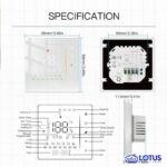 ترموستات هوشمند فن‌کویل وای فای مدل BAC-006 - Image 3