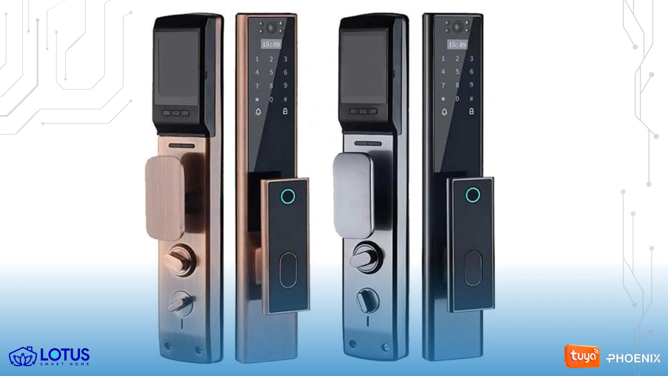 قفل و دستگیره هوشمند فونیکس مدل PX200