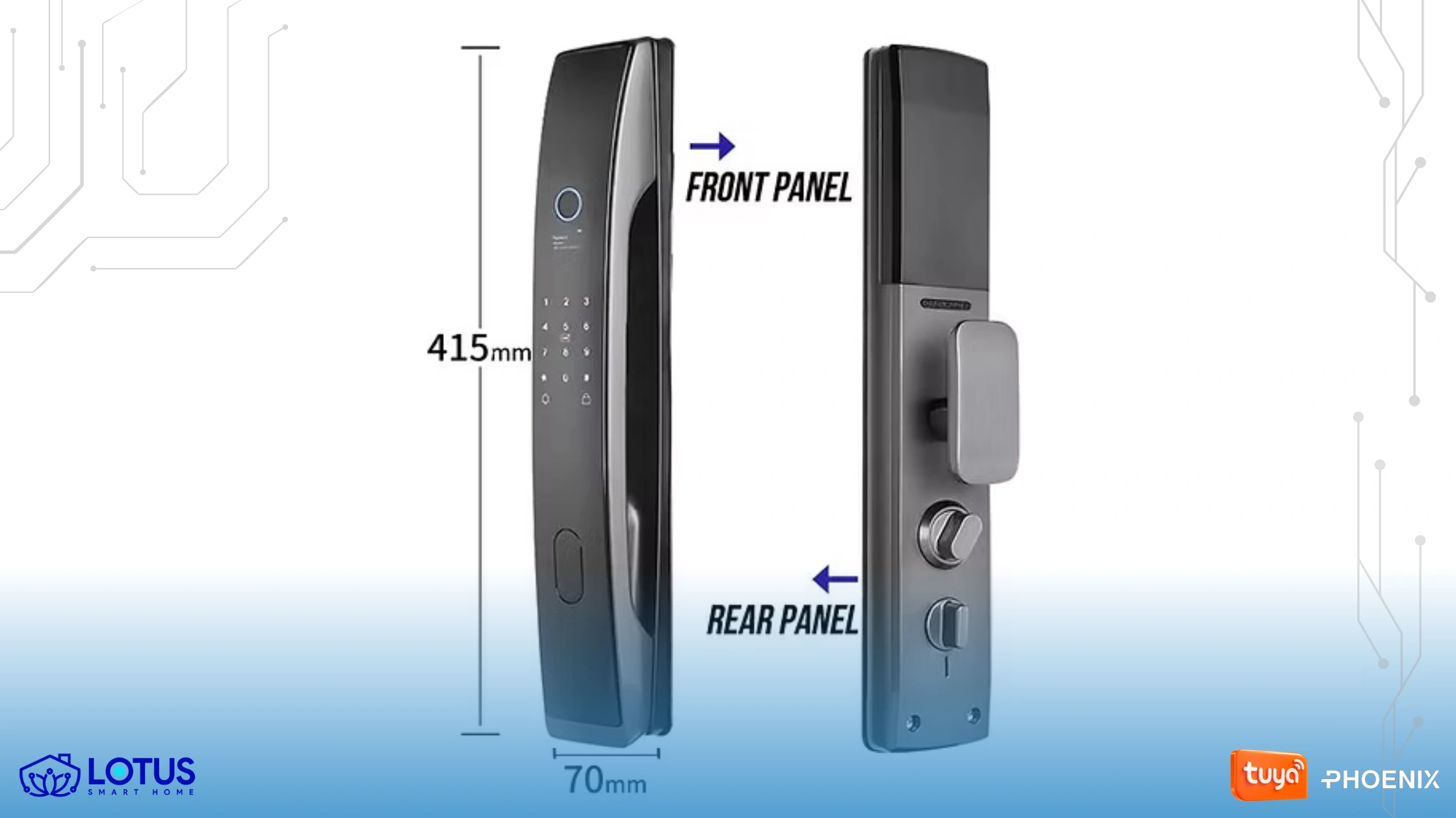 قفل و دستگیره هوشمند دیجیتال